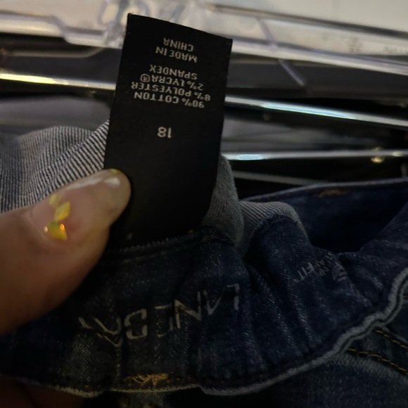 Lane Bryant Rhinestone Jeans, Plus Size 18 - Picture 7 of 8